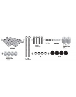 Suport pentru top case KAPPA - (Aluminiu) VOGE VALICO 900 DSX '24- aluminiu MONOKEY