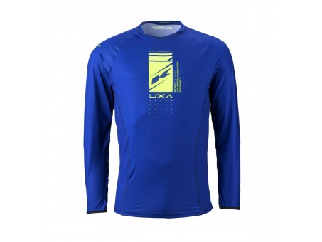 Tricou Kenny Racing Cross/Enduro Model Titanium Premium - Albastru,Galben fluo