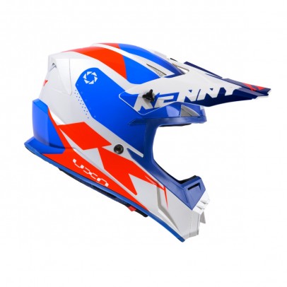 Casca Copii Cross/Enduro Kenny Racing Track KID/JUNIOR Graphic - Albastru/Alb/Rosu