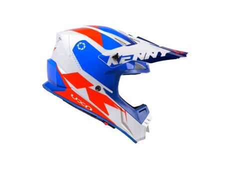 Casca Copii Cross/Enduro Kenny Racing Track KID/JUNIOR Graphic - Albastru/Alb/Rosu