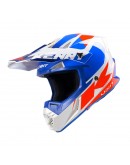 Casca Copii Cross/Enduro Kenny Racing Track KID/JUNIOR Graphic - Albastru/Alb/Rosu