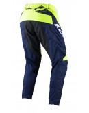 Pantaloni Kenny Racing Cross/Enduro Model Force - Alb/Albastru/Galben fluo