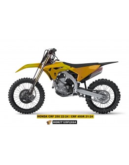 Kit complet plastice UFO (FULL KIT) HONDA CRF 250 R '22-'24, CRF 450 R '21-'24 culoare auriu