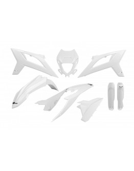 Kit complet plastice UFO (FULL KIT) BETA RR 125 / 250 / 300 / 350 / 400 / 450 '20-'22 culoare Alb