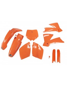 Kit complet plastice UFO (FULL KIT) KTM SX-SXF '01-'02 culoare Portocaliu (KT501E127)