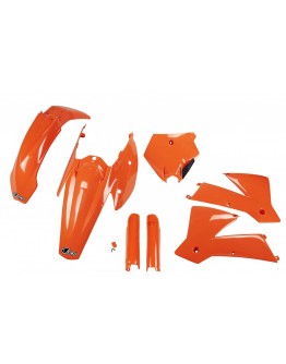 Kit complet plastice UFO (FULL KIT) KTM SX/EXC '03-'04 culoare Portocaliu (KT502E127)