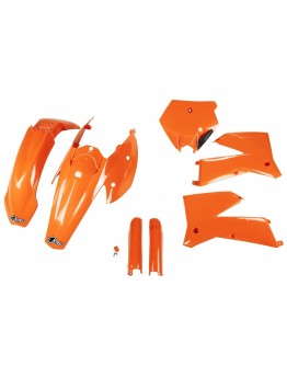 Kit complet plastice UFO (FULL KIT) KTM SX '05-'06, EXC '05-'07 culoare Portocaliu (KT503E127)