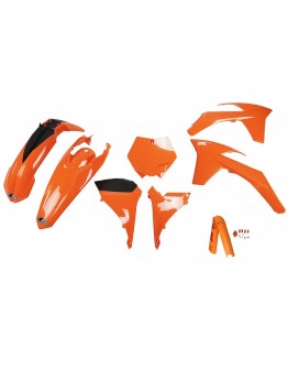 Kit complet plastice UFO (FULL KIT) KTM SXF '11-'12, SX '12 culoare Portocaliu (KT510E127)