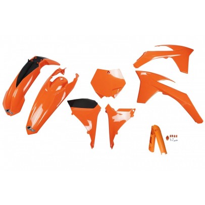 Kit complet plastice UFO (FULL KIT) KTM SXF '11-'12, SX '12 culoare Portocaliu (KT510E127)