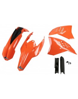 Kit complet plastice UFO (FULL KIT) KTM EXC '09-'10 culoare OEM (Portocaliu) (KT511E999)