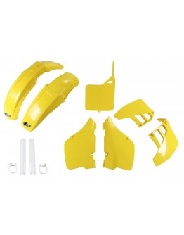 Kit complet plastice UFO (FULL KIT) SUZUKI RM 125 '89-'91 culoare OEM (Galben) (SU399E999)