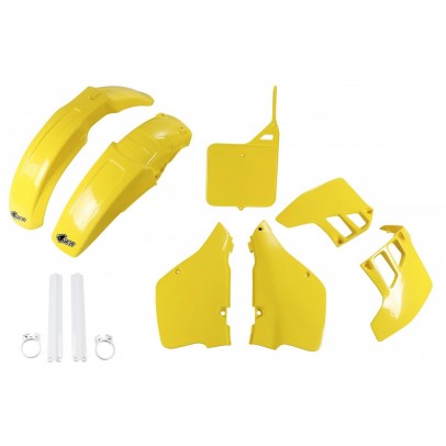 Kit complet plastice UFO (FULL KIT) SUZUKI RM 125 '89-'91 culoare OEM (Galben) (SU399E999)