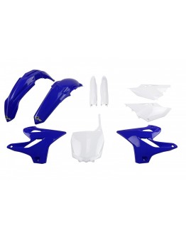 Kit complet plastice UFO (FULL KIT) YAMAHA YZ 125 '15-'21, YZ 250 '15-'21 culoare OEM (Albastru/Alb) (YA319E999)