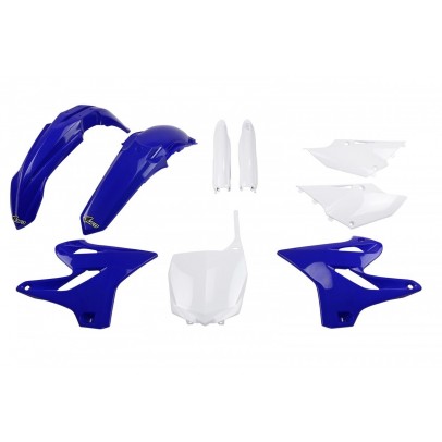 Kit complet plastice UFO (FULL KIT) YAMAHA YZ 125 '15-'21, YZ 250 '15-'21 culoare OEM (Albastru/Alb) (YA319E999)