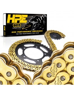 Lant REGINA 525HPE (122 zale) Z-RING SUPERSPORT / ENDURO Fara Intretinere auriu (137HPE/1008)