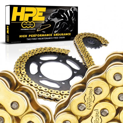 Lant REGINA 525HPE (128 zale) Z-RING SUPERSPORT / ENDURO Fara Intretinere auriu (137HPE/1010)