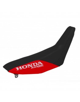 Husă șa BLACKBIRD HONDA XR 600 '88-'99 LOGO HONDA, TRADITIONAL, culoare Negru/Rosu