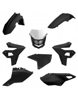 Kit plastice POLISPORT - SUZUKI DR-Z 400 (DRZ400) '00-'24  Culoare Negru