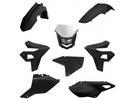 Kit plastice POLISPORT - SUZUKI DR-Z 400 (DRZ400) '00-'24  Culoare Negru