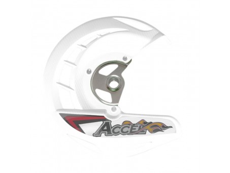 Protectie disc fata ACCEL YAMAHA YZ125/250 '02-'18, YZF250/450 '03-'13, WR250/450F '03-'17 culoare alb (diametru. 20) (FDG-02WH)