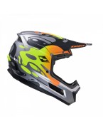 Casca Cross/Enduro Kenny Racing Performance ERT Graphic Fluid - Gri/Verde/Portocaliu/Negru