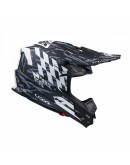 Casca Cross/Enduro Kenny Racing Track Graphic - Negru/Gri mat