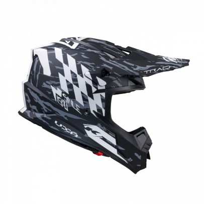 Casca Cross/Enduro Kenny Racing Track Graphic - Negru/Gri mat