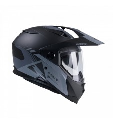 Casca Dual Adventure Kenny Racing Extreme Graphic  - Negru,Gri mat