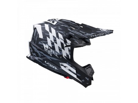 Casca Copii Cross/Enduro Kenny Racing Track KID/JUNIOR Graphic - Negru/Gri mat