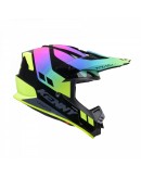 Casca Copii Cross/Enduro Kenny Racing Track KID/JUNIOR Graphic - Negru/Verde/Roz