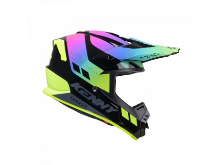 Casca Copii Cross/Enduro Kenny Racing Track KID/JUNIOR Graphic - Negru/Verde/Roz