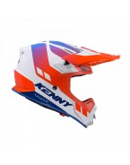 Casca Copii Cross/Enduro Kenny Racing Track KID/JUNIOR Graphic - Alb,Rosu,Albastru