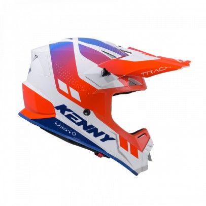 Casca Copii Cross/Enduro Kenny Racing Track KID/JUNIOR Graphic - Alb,Rosu,Albastru