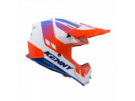 Casca Copii Cross/Enduro Kenny Racing Track KID/JUNIOR Graphic - Alb,Rosu,Albastru