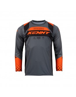 Bluza Kenny Racing Track Kid/Junior Acid - Negru,Portocaliu