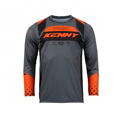 Bluza Kenny Racing Track Kid/Junior Acid - Negru/Portocaliu