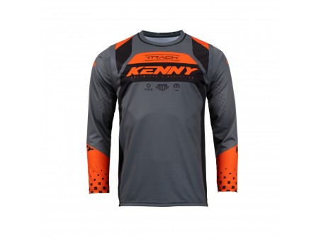 Tricou Kenny Racing Track Kid/Junior Acid - Negru,Portocaliu