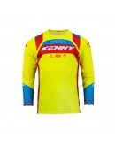 Bluza Kenny Racing Track Kid/Junior Acid - Rosu/GalbenlAlb