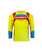 Tricou Kenny Racing Track Kid/Junior Acid - Rosu,GalbenlAlb