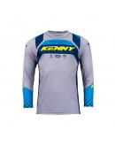 Bluza Kenny Racing Track Kid/Junior Acid - Albastru/Gri/Galben