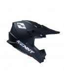 Casca Cross/Enduro Kenny Racing Track Solid Matt Black Holographic - Negru/Gri mat