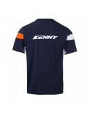 Tricou Kenny Racing - Albastru/Portocaliu/Alb