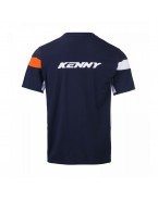 Tricou Kenny Racing - Albastru/Portocaliu/Alb