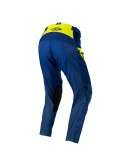 Pantaloni Copii Cross/Enduro Kenny Racing KID/JUNIOR Track Focus - Albastru/Gri/Galben fluo