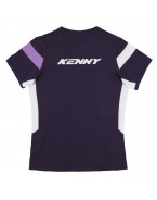 Tricou femei Kenny Racing Model Rcaing - Albastru/Mov/Alb