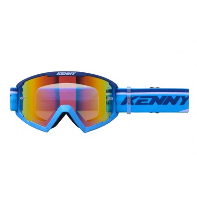 Ochelari Copii Off road Kenny Racing Model Track Kid/Junior - Albastru cu lentila rosie