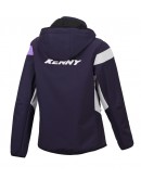 Geaca Femei Impermeabila Softshell Kenny Racing - Albastru/Alb/Mov