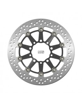 Disc frana fata NG -  KAWASAKI ER6 F/N, ZX 10R 04-15, ZX6R 05-16, KLE 650 VERSYS 07-15, Z 750 (300X80X5MM) (5X10,MM) flotant (centru aluminiu,CZARNY)