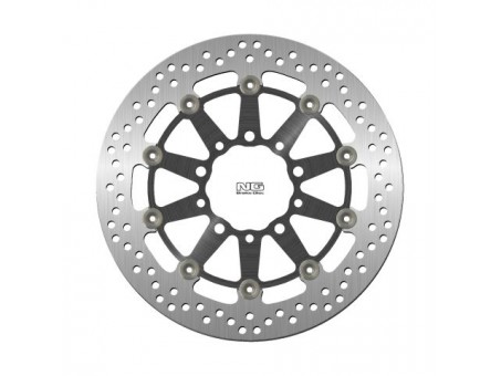 Disc frana fata NG -  KAWASAKI ER6 F/N, ZX 10R 04-15, ZX6R 05-16, KLE 650 VERSYS 07-15, Z 750 (300X80X5MM) (5X10,MM) flotant (centru aluminiu,CZARNY)