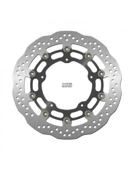 Disc frana fata NG -  YAMAHA YZF R1 '04-'06 / '15-'16, FZ1 '06-13, R6 '20-, V-MAX '09-16, MT-10 '16-21 (320X132X5MM) (5X8,5MM) WAVE flotant (centru aluminiu)